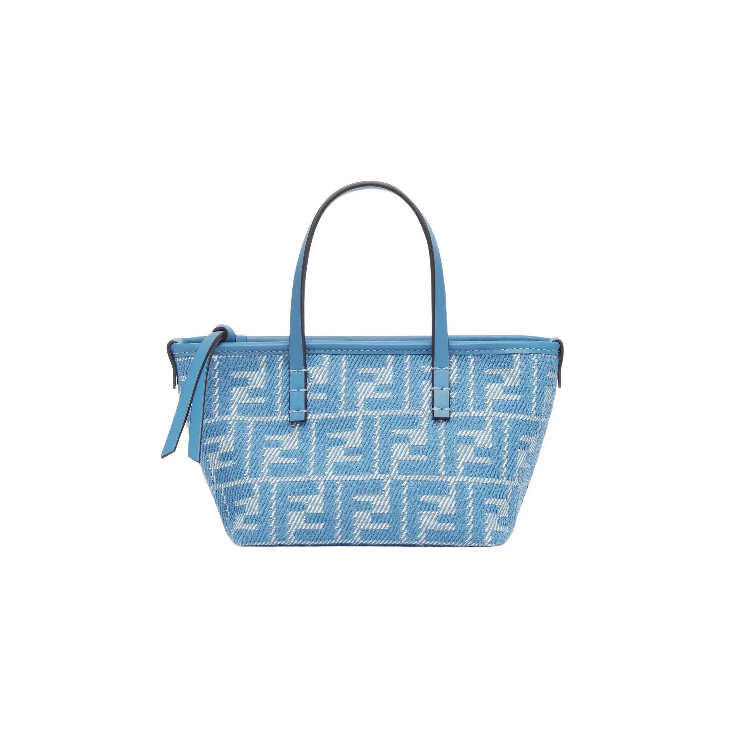 F**di roll mini fabric blue 8bs096aupxf1skl (15.5*13*11cm)